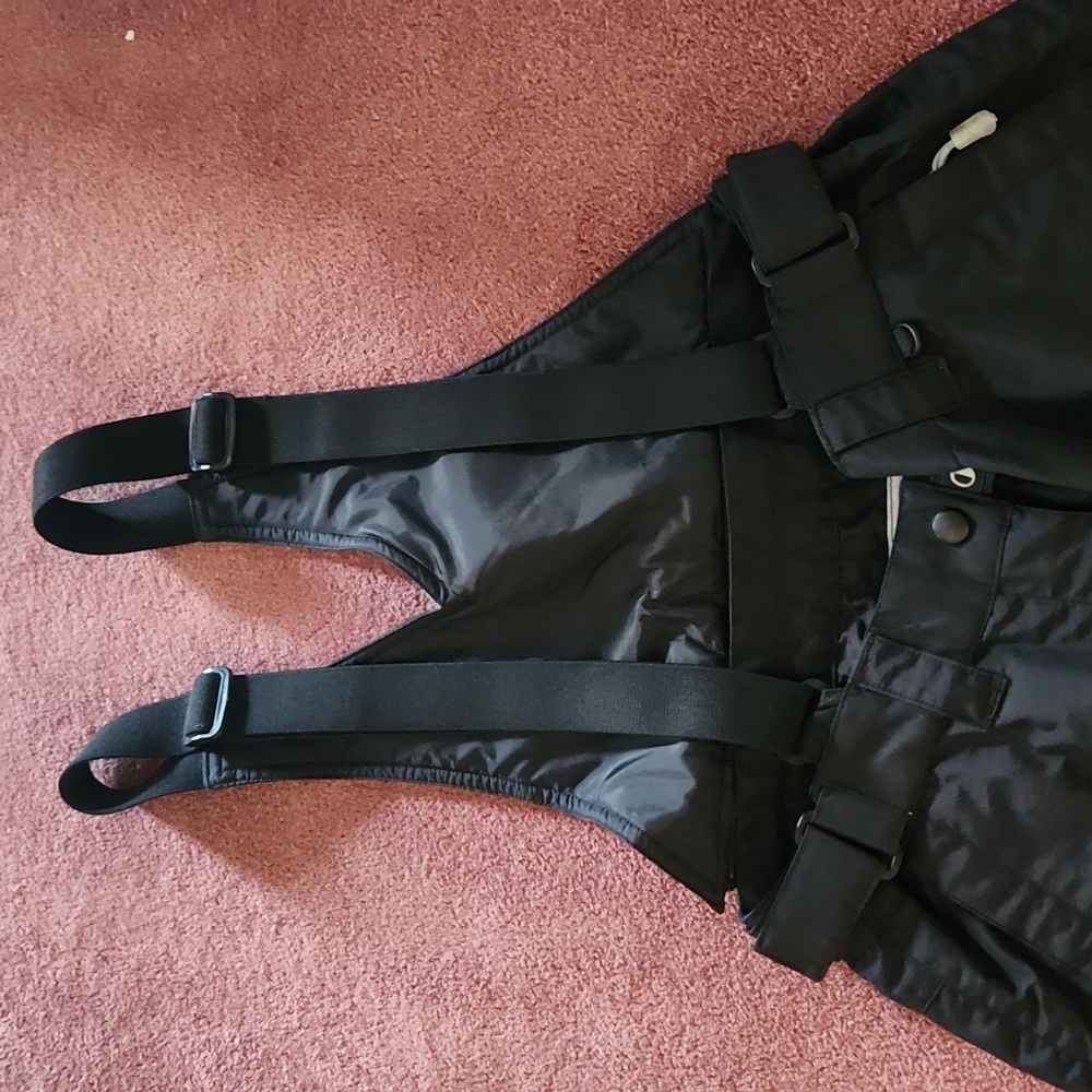 Black Dot Pacific Trail Black Ski Snowboard overalls Size Small